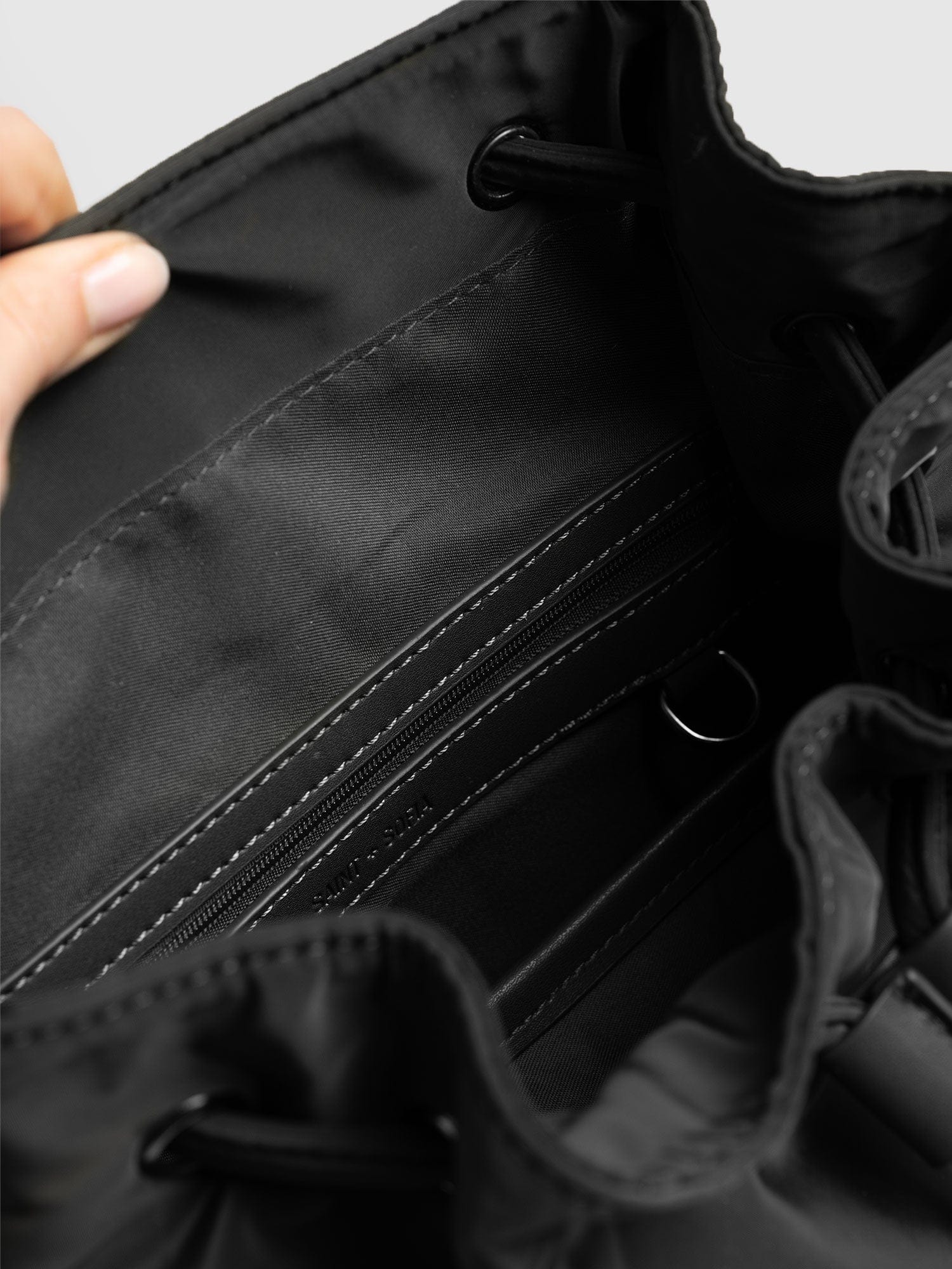 Studded Nylon Backpack Black - Women's Backpacks | Saint + Sofia® USA